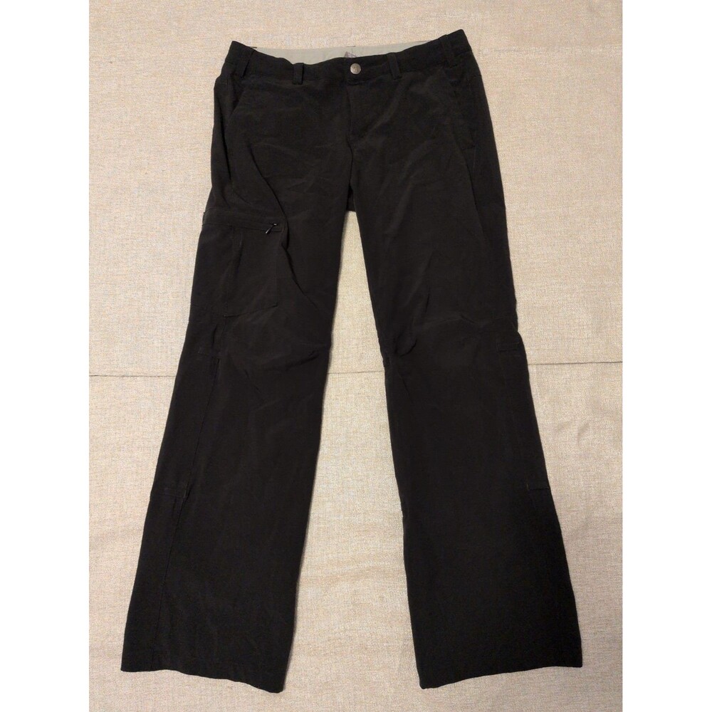 REI Women's 6 Petite Grey Stretch Hiking Cargo Pants Outdoor Travel